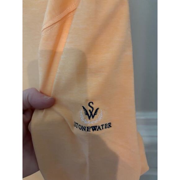 Straight Down Golf Pullover Quarter Zip Mens XL Stonewater Course Logo New - Picture 6 of 7